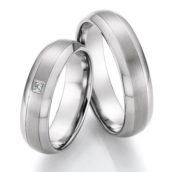Nowotny-Collection Ruesch Trauringe Weissgold 77/10010-055